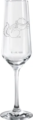 Produktbild von Mr. & Mrs. Panda Glas Eichhörnchen Smoothie - Transparent - Geschenk, Sektglas, Diät, Champagnerglas, Green Smoothies, Lustige Sprüche, graviertes, Streifenhörnchen