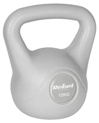 Produktbild von Kettlebell 12 kg, grau, Bitumen, Krafttraining