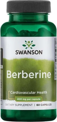 Produktbild von Berberin 400 mg 60 Kapseln Swanson Health Products