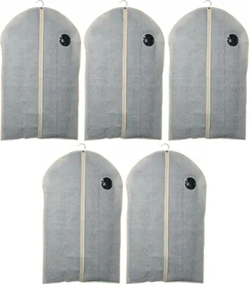 Produktbild von MSV Premium Kleidersack Kleiderhülle Kleider Schutzhülle Kleidersäcke 60x100 cm - 5 Stück