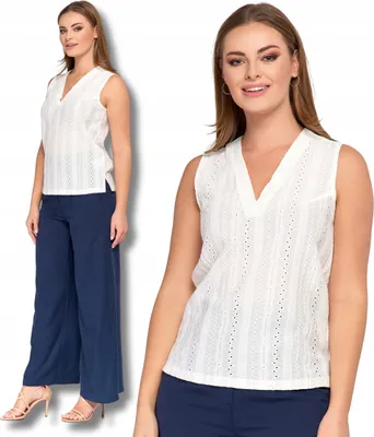 Produktbild von Ärmellose Bluse Ärmelloses Hemd Modisches MORAJ XXL