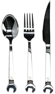 Produktbild von KS TOOLS Werkzeuge-Maschinen GmbH Besteck-Set, 3-tlg (11100)