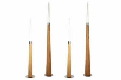 Produktbild von Stumpenkerzen Weiß Klein Advent Tischdeko 60/40mm 24 St