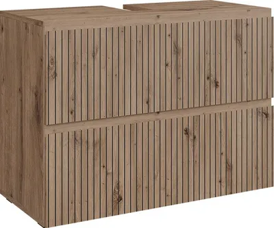 Produktbild von Waschbeckenunterschrank Vicco Takumi Artisan 80 x 58 cm mit 2 Schubladen, Model 58464