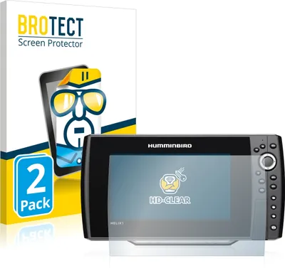 Produktbild von 2x Für Humminbird Helix 9 G3N Schutzfolie BROTECT Displayschutz Display Schutz Folie Klar Transparent