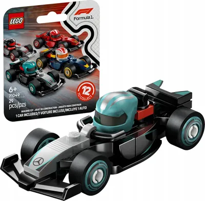 Produktbild von 71049 – LEGO Minifigures – Mercedes-AMG Formel-1-Rennwagen