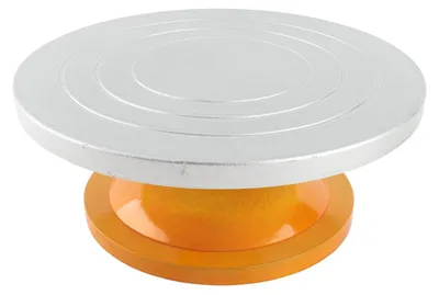 Immagine prodotto di Solidchoice - Piatto girevole per torte con base antiscivolo, ideale per pasticceri e decorazione di torte