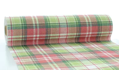 Produktbild von Sovie HORECA Weihnachtstischläufer Lindi aus Linclass® Airlaid 40 cm x 24 m, 1 Stück