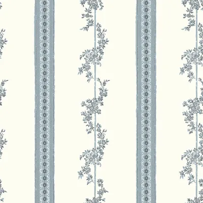 Obrázek produktu pro Borastapeter Tapeta květy v béžové a modré barvě - 660047 - 53 cm x 10,05 m