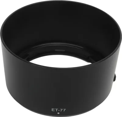 Produktbild von ET 77 Kamera-Gegenlichtblende, umkehrbar, passend für RF 85 mm F2 Macro IS, Schwarz