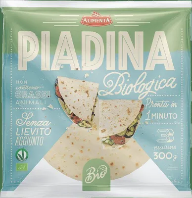 PIADINA TRADYCYJNA BIO (3 szt.) 300 g - ALIMENTA