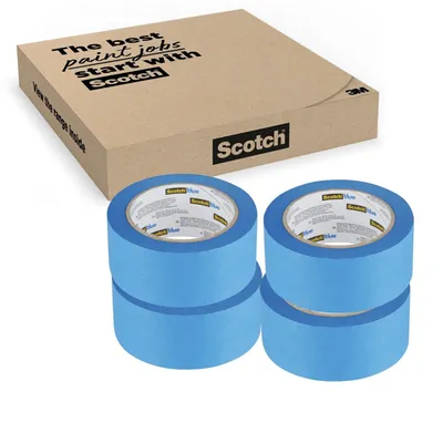 Produktbild von ScotchBlue™ Malerabdeckband „Multi-Surface“ Abdeckband - 48 mm x 41 m - 4 Stück, 4er Pack