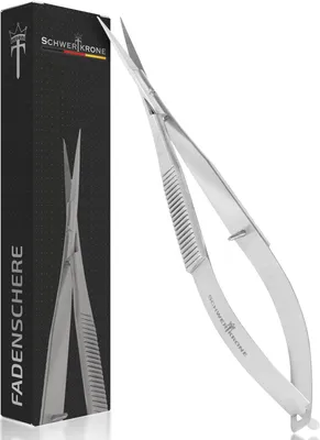 Productafbeelding van Pincetschaar - Borduurschaar - 11,5 cm [recht] - Draadschaar - Klein en scherp - Universele applicatieschaar - Veerschaar