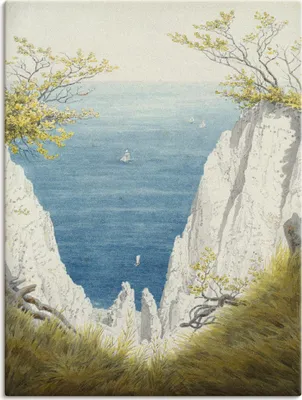 Produktbild von ARTland Leinwandbild Kreidefelsen auf Rügen. 1825/26. Größe: 45x60 cm