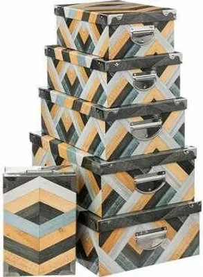 Zdjęcie produktu dla Zestaw 6 pudełek Marquetry