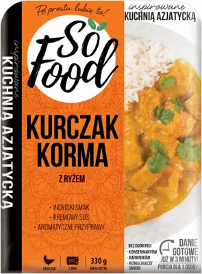 Zdjęcie produktu dla Danie gotowe Kurczak Korma 330 g