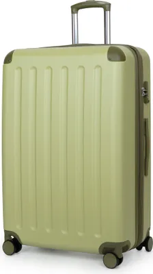 Produktbild von HAUPTSTADTKOFFER Spree - Großer Koffer erweiterbar XL Trolley Aufgabegepäck Rollkoffer Check-In Reisekoffer 4 Doppel-Rollen, TSA, 75 cm, 119 L,Kiwi