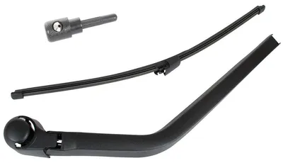 Immagine prodotto di VW T5 Transporter 03-15 Braccio tergicristallo lunotto + spazzola (versione con porte) sinistro + ugello lavacristalli lunotto (set da 2 pezzi)