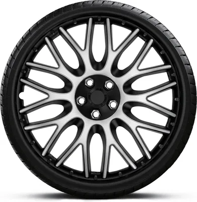 Produktbild von Radkappen Radzierblenden SATZ (4Stück) 16 Zoll ORDEN GTR SILVER BLACK Z499646