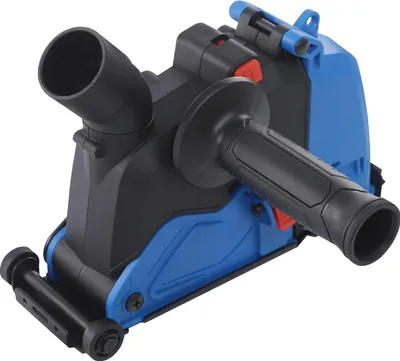 Obrázek produktu pro Odsávací kryt pro úhlovou brusku, nastavitelný v rozsahu 360°, kompatibilní s bruskami 125 mm a 150 mm, PA6-GF30