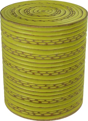 Produktbild von Fine Asianliving Hocker aus Mango Holz Hergestellt in Thailand Gelb B36xH41xT36