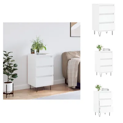 Obrázok produktu pre vidaXL Príborník biely 40x35x70 cm materiál na báze dreva - Príborníky