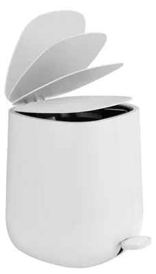 Immagine prodotto di WENKO Cestino per rifiuti 5L a pedale Cestino per cosmetici Soft Close Davos Bianco