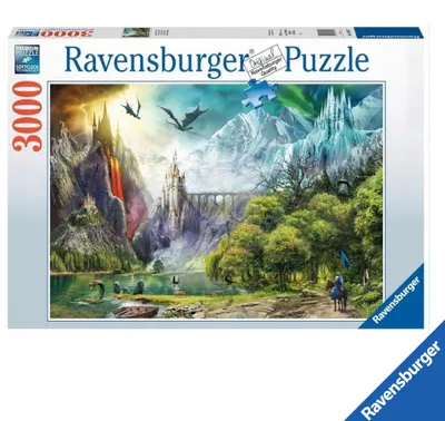 Produktbild von Ravensburger Puzzle 3000 Teile Herrschaft der Drachen