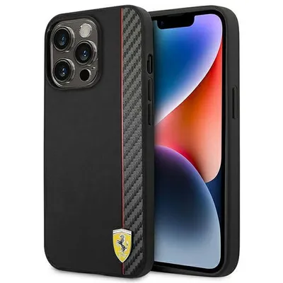 Produktbild von Handyhülle Case iPhone 14 Pro Ferrari schwarz Logo