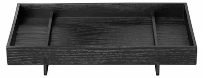 Obrázek produktu pro Blomus podnos ABENTO, černý, velikost S, masivní dřevo, model 64438, exkluzivní produkt