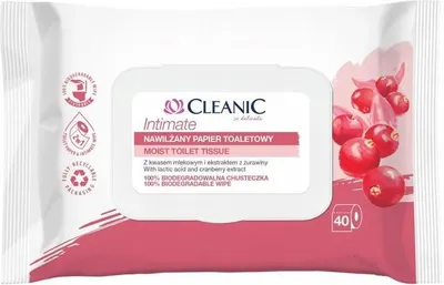 Produktbild von Cleanic Intimate Feuchtpapier, 40 Stück