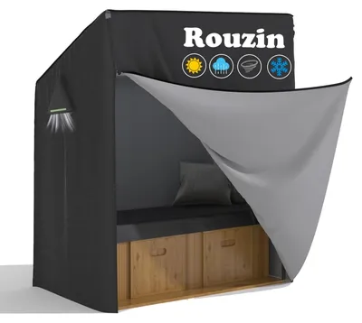 Zdjęcie produktu dla SolidKeus - Wodoodporny pokrowiec na krzesła plażowe z zamkiem