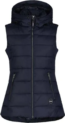 Icepeak Petaluma Steppweste für Damen mit abnehmbarer Kapuze