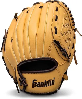 Imagen del producto de Guante de softball - Cuero - Para jugadores de campo - 10,5 pulgadas - Color camel
