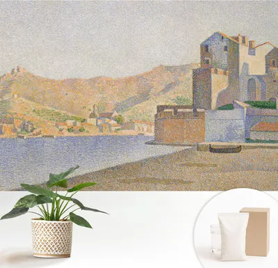 Produktbild von Fototapete selbstklebend - 152x104 cm - Tapete - Wandtapete - Wandbilder - Klebefolie - Dekofolie - Tapete Folie - Wand - Dekoration - Wohnzimmer - Sommerhafen