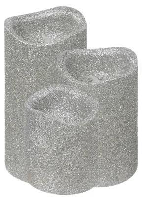 Image de Bougies LED de différentes tailles, lot de 3
