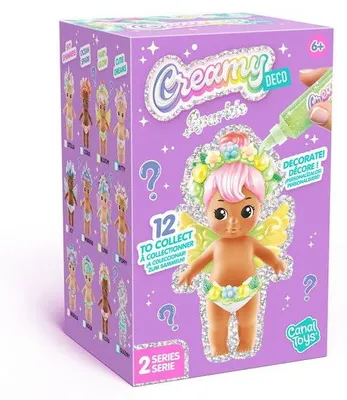 Obrázek produktu pro CRAZY Figurka k personalizaci, krémová barva, pro vlastní tvorbu, sada pro děti, série 2