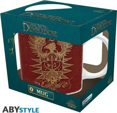 Zdjęcie produktu dla ABYstyle ABYMUGA110, Pojedyńczy, 0,32 l, Kubek, Uniwersalne, Złoto, Czerwony, 1 szt.
