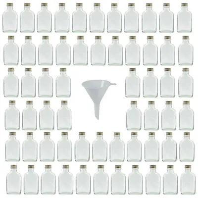 Glas-Minifleschen 20 ml mit Schraubdeckel, 20 Stück