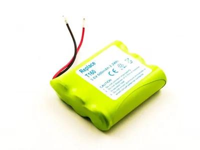 Produktbild von Akku passend für Schnurlos-Telefon Universal, Panasonic, Philips, Sanyo, NiMH, 3,6V, 600mAh