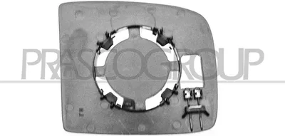 Produktbild von PRASCO Spiegelglas Außenspiegel Rechts für FIAT Scudo (270, 272) Konvex FT9237503