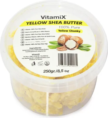 Produktbild von VitamiX CHUNKY YELLOW Shea Butter 100% Pure 8.5oz - 250g