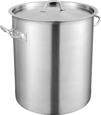 Zdjęcie produktu dla Garnek duży indukcja ze stali nierdzewnej 304 pokrywka gastronomiczny 40L