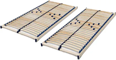 Produktbild von Malie Lattenrost Olymp nicht verstellbar 140 x 200 cm im Set bestehend aus: 2 x Lattenrost Olymp in 70 x 200 cm – ideal für zwei Personen | fertig montiert und
