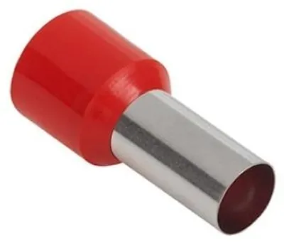 Obrázek produktu pro Tubový konektor pro kabel 35mm2, červený, sada 100 ks