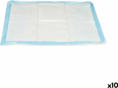 Obrázek produktu pro Absorpční podložka 60 x 60 cm Modrá bílá papírová polyethylenová (10 kusů)