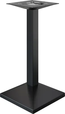Produktbild von PALMA | Bistro Stehtischgestell | Schwarz | B:T 45 x 45 cm | Säule: 6 x 109 cm | Gastro Stehtischgestell, Stehtischgestell Schwarz