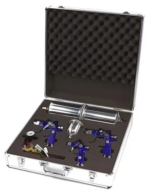 Produktbild von HBM Professional 8-teiliges Farbspritzgeräte-Set