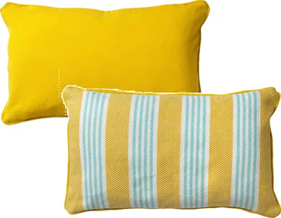 Produktbild von Dutch Decor Dekokissen Stripes 30x50 cm Gelb