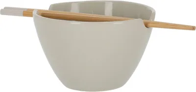 Image de Bol à poke Jens Living – baguettes incluses – gris